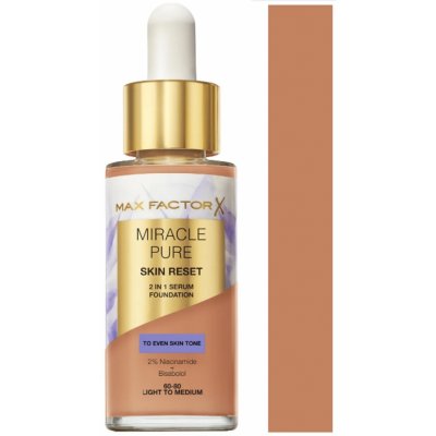 Max Factor Miracle Pure pečující make-up 60-80 Light To Medium 30 ml – Sleviste.cz