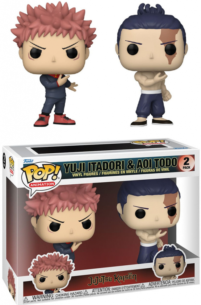 Funko Pop! Jujutsu Kaisen Yuji Itadori and Aoi Todo