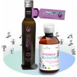 Nom oils Neuro základ pro děti PLUS Neurotreska plus 240 ml a dětský Lipozomální Multivitamin 300 ml – Hledejceny.cz