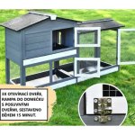 Ferplast Ranch XXL králíkárna 154,5 x 68,5 x 79,5 cm – Hledejceny.cz