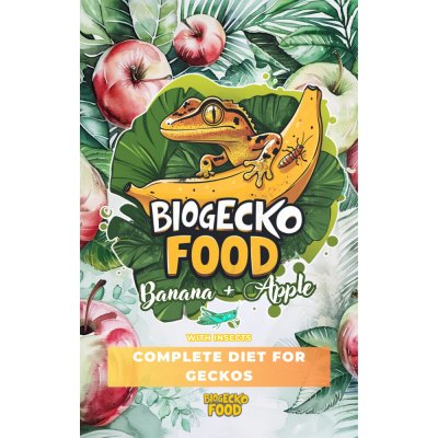 BioGecko Food Banán a jablko 100 g – Zboží Dáma BioGecko Food Banán a jablko 100 g – Zboží Dáma