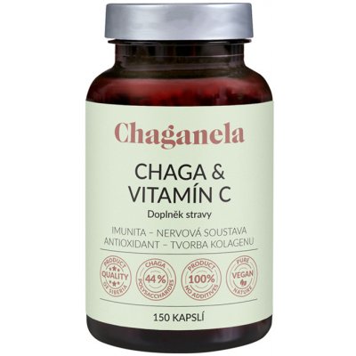 Chaganela Čaga s vitamínem C 150 kapslí – Hledejceny.cz