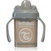 Dětská láhev a učící hrnek Twistshake nekapající hrneček se sítkem šedý 230 ml