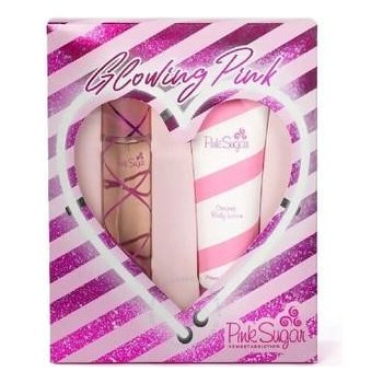 Aquolina Pink Sugar Glowing Pink Women SET I. Eau de Toilette 100 ml + body lotion 250 ml