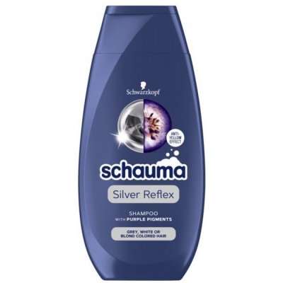 Schauma šampon 400 ml Silver Reflex proti žlutým tónům – Zboží Mobilmania