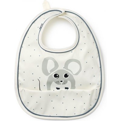 Elodie Details pogumovaný bryndák s kapsou Baby Bib Forest Mouse Max – Zboží Mobilmania