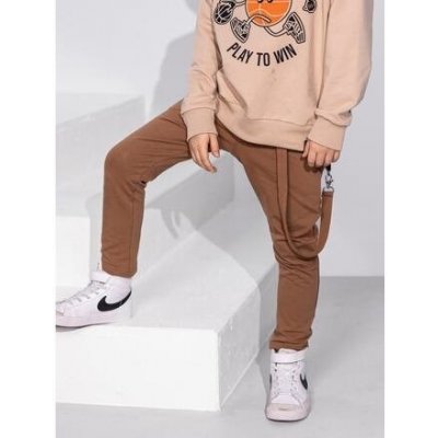 All for kids jogger tepláky s laclem toffee