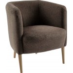 Kondela Alien v hnědé látce s bukovými nohami – Zboží Dáma