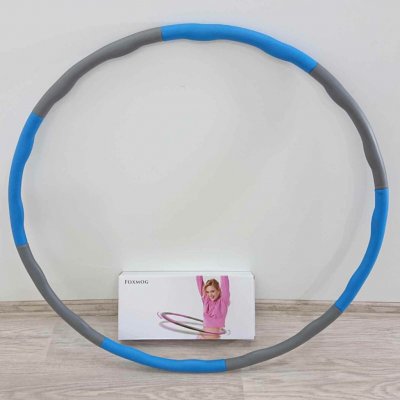 Bydlení M.S. Masážní obruč Hula hop modro-šedá, 75 - 95 cm – Hledejceny.cz