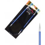 Pevné kruhové kovové jehlice Zing KnitPro 120 cm 4,5 mm – Sleviste.cz