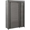 Šatní skříň Vidaxl 282423 Folding Wardrobe Grey 110x45x175 cm Fabric