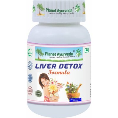 Planet Ayurveda Liver Detox Formula 500 mg 60 kapslí – Hledejceny.cz