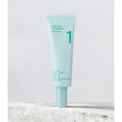 Numbuzin - No.1 Clear Filter Sun Essence SPF50+ PA++++ - Rozjasňující filtrační esence - 50 ml – Zboží Dáma