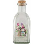 Skleněná lahvička 250 ml - Flower market – Hledejceny.cz