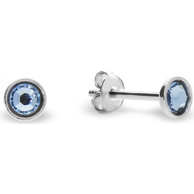 Spark modré se Swarovski Elements Pinpoint Studs K2038SS10AQ Aqua