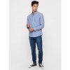 Pánská Košile Only & Sons košile Alvaro slim fit 22006479 modrá