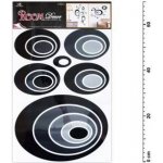 Anděl 1059 samolepící dekorace černé elipsy 70x42cm – Zboží Dáma