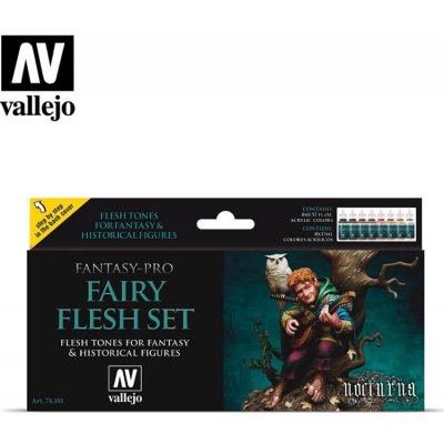 Vallejo Pro Nocturna Set 74101 Fairy Flesh Set 8x17 ml. – Zbozi.Blesk.cz