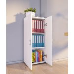 VCM Kancelářská skříň Ulas 3-komorová, bílá – Hledejceny.cz