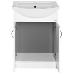 AQUALINE SIMPLEX ECO 55 umyvadlová skříňka včetně umyvadla 53x83,5x30,7cm – Hledejceny.cz