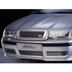 Milotec Třídílná mřížka nárazníku - nerez s mlhovkami Škoda Octavia I Facelift 2000-2010