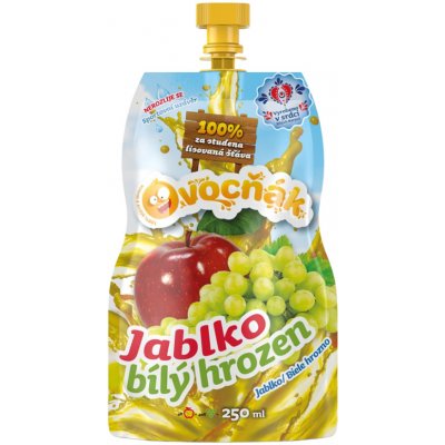 Ovocňák mošt jablko a bílý hrozen 250 ml – Zboží Dáma