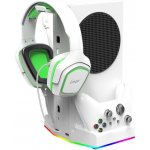 iPega XBS011 Docking Station Xbox Series S, Wireless controller a headset – Zbozi.Blesk.cz