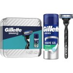 Gillette Dárková sada: Mach3 holicí strojek + gel Series 75 ml + Krabička – Zbozi.Blesk.cz