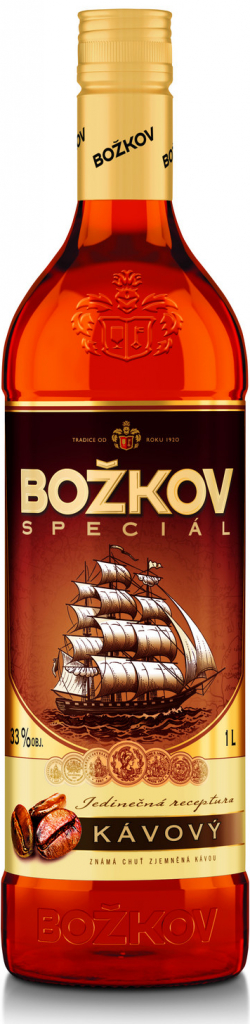 Božkov Speciál Kávový 30% 1 l (holá láhev)