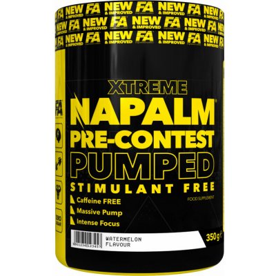 Fitness Authority NAPALM Pre-Contest STIMULANT FREE - 350 g – Zboží Mobilmania
