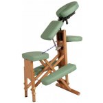Klira plus Vigor - masážní židle dřevěná Barva: Zelená