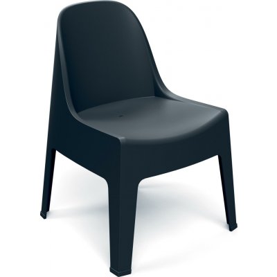 Prosperplast Zahradní židle MILANES 58x60x73,5 cm šedá – Hledejceny.cz