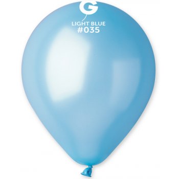 Gemar #035 Balónek 28cm 11 světle modrý světle modrý: Balónek hélium