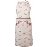 Clayre & Eef Bavlněná zástěra s jezevčíkem Dachshund Love 70*85 cm – Hledejceny.cz