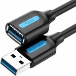 Vention CBHBI USB 3.0 Male to USB Female Extension, 3m, černý – Zboží Živě