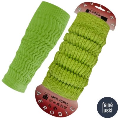 Pletené návleky na nohy zelená – Zboží Mobilmania