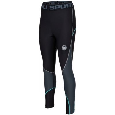 Pitbull West Coast Pitbull West Coast dámské fitness legíny Compression Pro Plus černo/tyrkysové – Zboží Mobilmania