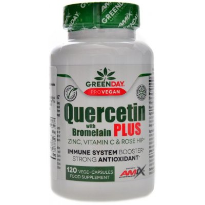 Amix GreenDay Quercetin with bromelain plus 120 vege kapslí – Hledejceny.cz