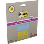 Samolepicí bloček "Super Sticky", modrá, 152 x 152 mm, 30 listů, 3M POSTIT 7100404744 – Hledejceny.cz