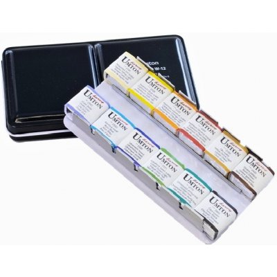 Umton Akvarelové barvy sada 12x2,6ml v plechové krabičce – Zboží Dáma