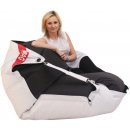 BeanBag duo white black