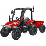 Mamido dětský elektrický traktor s přívěsem 24V Blast 4x4 2x200W červená – Zboží Mobilmania