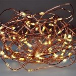 Solight Solight vánoční řetěz měděný 100x mini LED 10m 3 x AA teplé světlo 1V54-WW – Hledejceny.cz