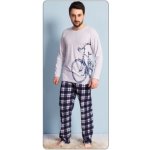 Velké kolo pyžamo dlouhé šedé – Zboží Dáma