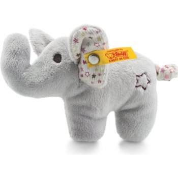 Steiff Mini šustivý slon s chrastítkem 11 cm