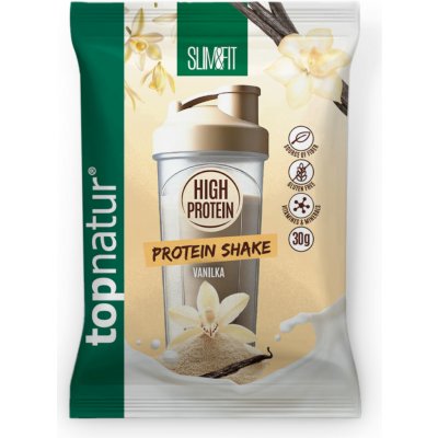 Topnatur Slim&Fit Protein shake vanilka 30 g – Sleviste.cz
