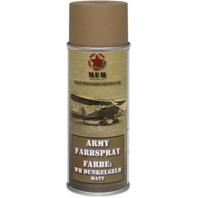 Barva ve spreji Max Army 400 ml - dunkelgelb – Zbozi.Blesk.cz