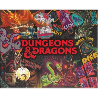 Paladone Dungeons and Dragons 1000 dílků