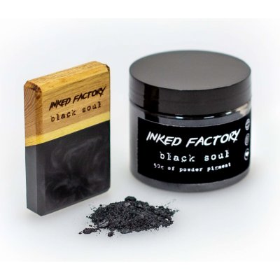 Inked Factory metalický pigment black soul 50 g – Sleviste.cz