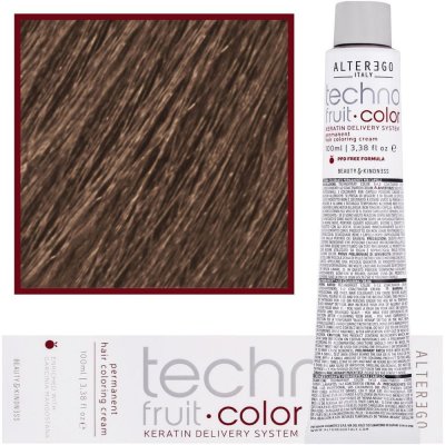 Alter Ego Technofruit Color barva s keratinem pro permanentní barvení vlasů 7/0 100 ml